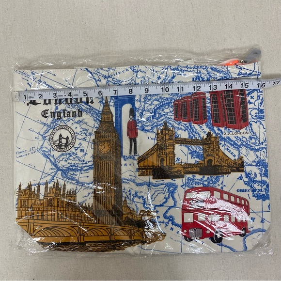 London England Canvas Tote Bag - Picture 5 of 6